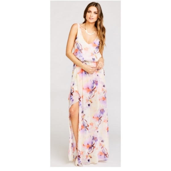 SHOW ME YOUR MUMU Kendall Floral Maxi Dress, Small - Picture 1 of 6
